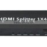 Factory Supply! 1 in 4 Out 4 Port Splitter Distributor Converter (HD Splitter 1in 4 Port for HDTV Support 4k*2k)
