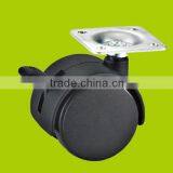 China Factory Furniture Castor Wheel With Plate thumbnail-2