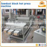 Solid Hollow Type Wood Pallet Sawdust Block Hot Press Machine for Sale