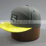 Custom Cotton Twill 7-panel Snapback Cap With Embroidery Logo thumbnail-3