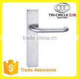 Tri-Circle Stainless Steel Door Handle Lock With Plate thumbnail-1