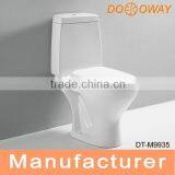 Two-piece Siphonic S-trap Toilet for African Market DT-M9935 thumbnail-1