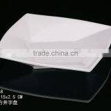 High Quality Cutomized Unbreakable 100% Melamine Wholesale Customized Plastic Melamine Square Plate