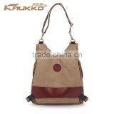 High Quality Canvas Shoulder Bag Convert to a Backpack From a Shoulder Bag Canvas Tote Bag for Girls thumbnail-1