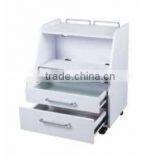 White Wooden UV Sterilization Beauty Nail Salon Trolley thumbnail-2