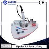 Bipolar RF for Face Lifting With 2 RF Probes