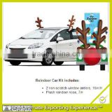 Reindeer Antlers and Nose Car Decoration