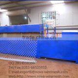 Fully-automatic chain link fence making / weaving machine