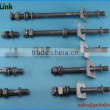 Steel Crossarm DF19M Insulator Stud for Line Post thumbnail-3