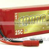 10000MAH 4S1P 20C 14.8V LiPO Battery for R/C Models 10000mah rc Lipo Battery 14.8v 10000mah Battery thumbnail-1