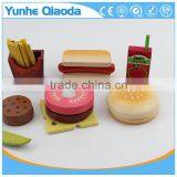 Fun Durable Wooden Food Set for Years of Play Wooden Lunch Set Solid Wood Version thumbnail-6