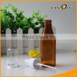 80ml Square Amber Refillable Mist Perfume Spray Bottle Cosmetic Atomizers thumbnail-3