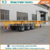 Best-selling 20ft 40ft Transportation Container Trailer 53 Feet Sliding Skeletal Trailers for Sale thumbnail-5