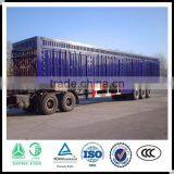 3 Axle Strong Box Semi Trailer , Van Semi Trailer , Grain Transport Truck Trailer thumbnail-3