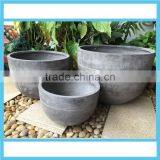 Not Coated Egg Shape High-quality Fiberglass Flower Pot Wholesale thumbnail-1