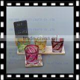 Elegant Classic Rough Edge Etched Black Slate Coaster/slate Coaster thumbnail-3