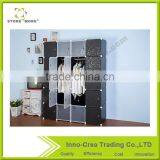 High Quality Cube PP Storage Organizer, Bookcase, Storage Cabinet, Wardrobe Closet for Bedroom thumbnail-1