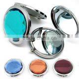 Hot Sale Round Folding Crystal Pocket Mirror /cosmetic Mirror thumbnail-1