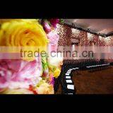 Home and Outdoor Decoration Synthetic Cheap Hanging Artificial Plastic Vertical Green Grass Flower Texture Wall E08 04S00 thumbnail-1