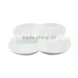 Ceramic Dessert Plate With 4/6 Divisions,6"/7.5"/9" thumbnail-2