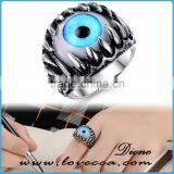 Cheap Finger Spikes Stainless Steel Ring Eyeball Jewelry thumbnail-4