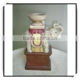 Polyresin Indian Candle Holder thumbnail-1