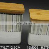 New Design Square Ceramic Cupcake Cookie Jar thumbnail-2