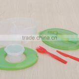 BPA Free Plastic Food Containers With Cooling Fork And Spoon thumbnail-5