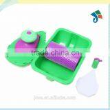 2set Sponge Decorative Paint Roller and Tray Set Painting Brush Paint Pad Pro Point N Paint Household Wall Tool Drop thumbnail-1