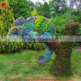 Hot Sale New Design Artificial Milan Grass Animal Boxwood for Decoration thumbnail-1