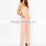 2015 Fashionable Hot Sale OEM Customized Plunge Catsuit With Metal Bar Detail thumbnail-4