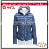 Wholesale Custom 50D Polyester Winter Women Quilted Jacket thumbnail-1
