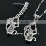 Rhodium Plating Jewelry Set thumbnail-1