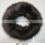 Fashion faux fur head scarf for winter