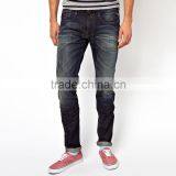 Denim Pocket With Design Jeans Hombre Slim Casual Wear for Men thumbnail-1