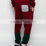 American Style Fashion Color Block Jogger Sweatpants for Man thumbnail-4