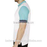 Wholesale China Color Contrast Golf Polo Shirt, Mens Polo T Shirt thumbnail-2