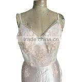 China OEM Supply Backless Sexy Long Tail Wedding Dresses thumbnail-3