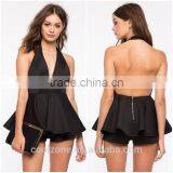 Super Sexy Halter Neck V Neck Woman Romper Clothes for Adult 2015 thumbnail-1