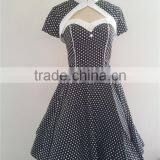 Plus Size Halloween Costume Rockabilly VINTAGE 50'S RETRO ROCKABILLY SWING DRESS Polka Dot Dress Formal Dresses Rockabilly thumbnail-1