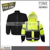 Mens Wholesale 300D Oxford Bomber Jacket With Reflective Tape