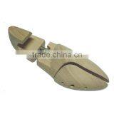 Pine Wood Material Shoe Tree Type Cheap Wooden Shoe Stretcher With Logo Plate to Put on thumbnail-1