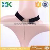 Factory Wholesale Black Short Necklace Gothic Punk Vampire Roses Sexy Neck Lace Choker thumbnail-3