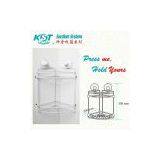 Plastic Coating Double Rack Basket With Suction Cup thumbnail-3