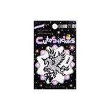 Custom Color Glitter Stickers Silk Screen Printing Unicorn Design for Greeting Cards thumbnail-1