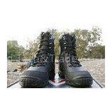 Leather Top Military Combat Boots With Anti-Skid Rubber Outsole thumbnail-1
