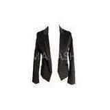 Cotton Short Womens Fleece Jackets Velvet Designer Suits for Work thumbnail-1