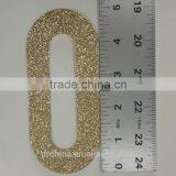 2016 Gold Glitter Paper Number "0" Decor New Year,Christmas 1000pcs MOQ thumbnail-5