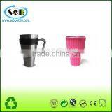 Silicone Travel Coffee Mug, BPA Free, FDA, LFGB thumbnail-1