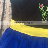 Baby Frozen Anna Cotton Dresss Girls Princess Playground Costume Boutique Fancy Kids Clothesdren Fancy Frozen Tops thumbnail-5